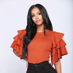 Beautiful Teared-Bell Sweater.